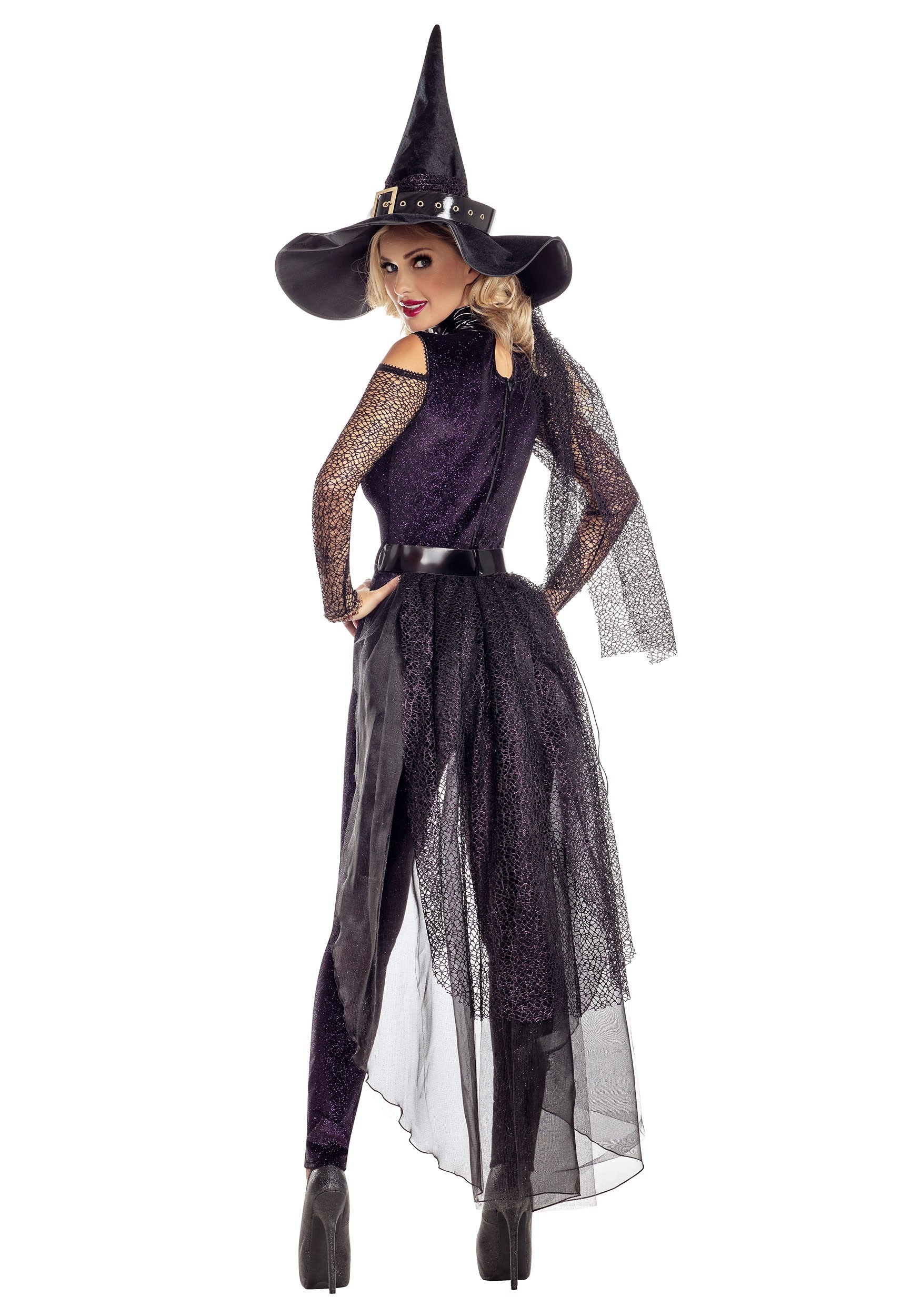 Midnight Violet Witch Women's  Fancy Dress Costume