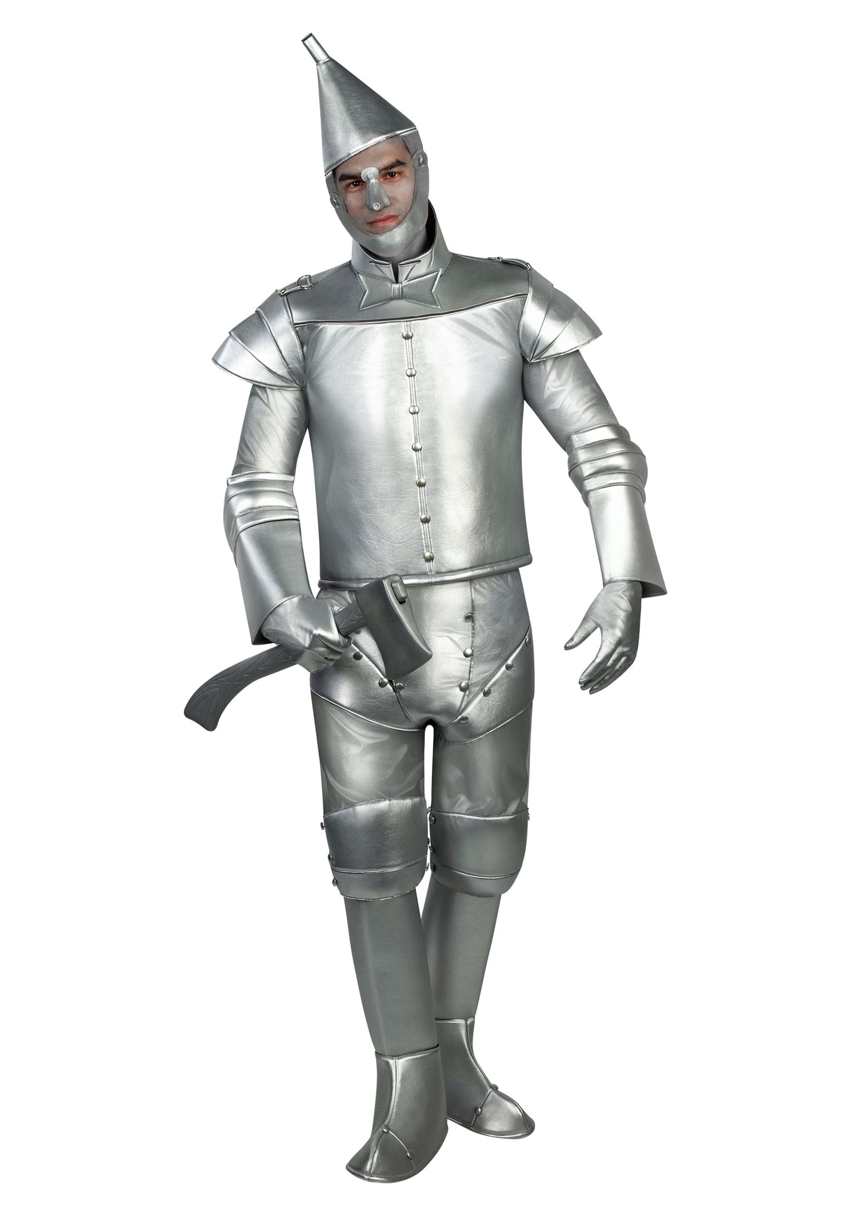 Men's Wizard Of Oz Tin Man Fancy Dress Costume