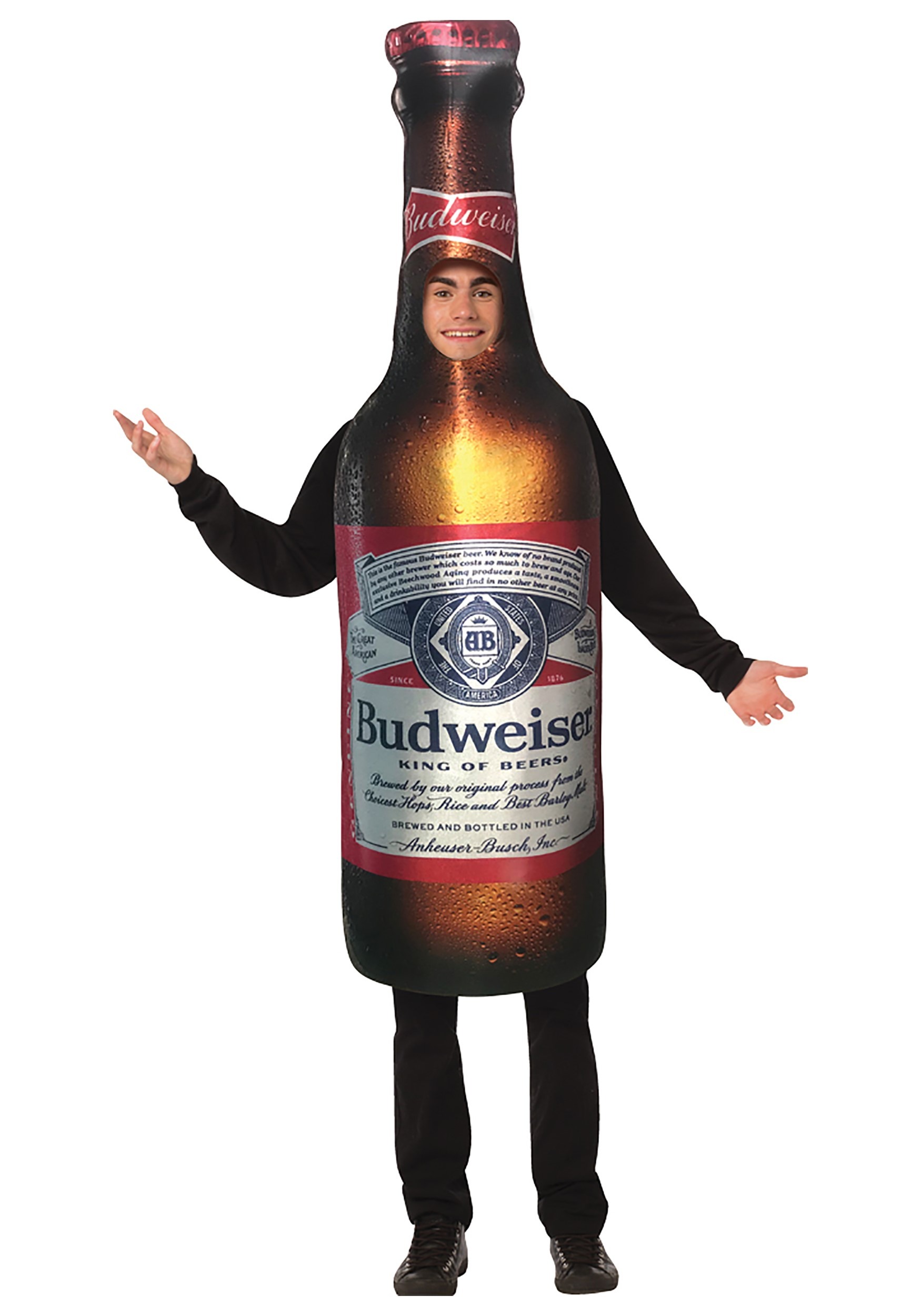 Budweiser Bottle Fancy Dress Costume