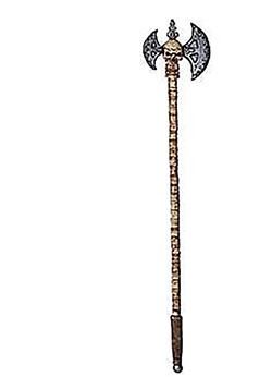 Skull Staff Axe 57" Prop