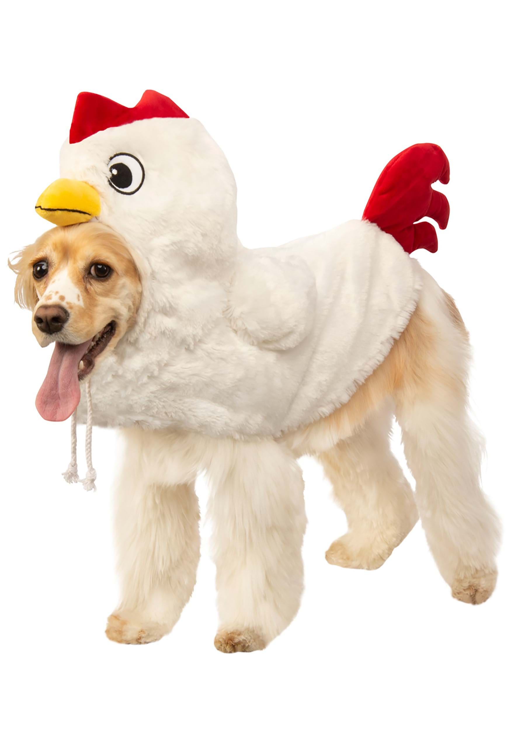 Clucking Chicken Dog Fancy Dress Costume