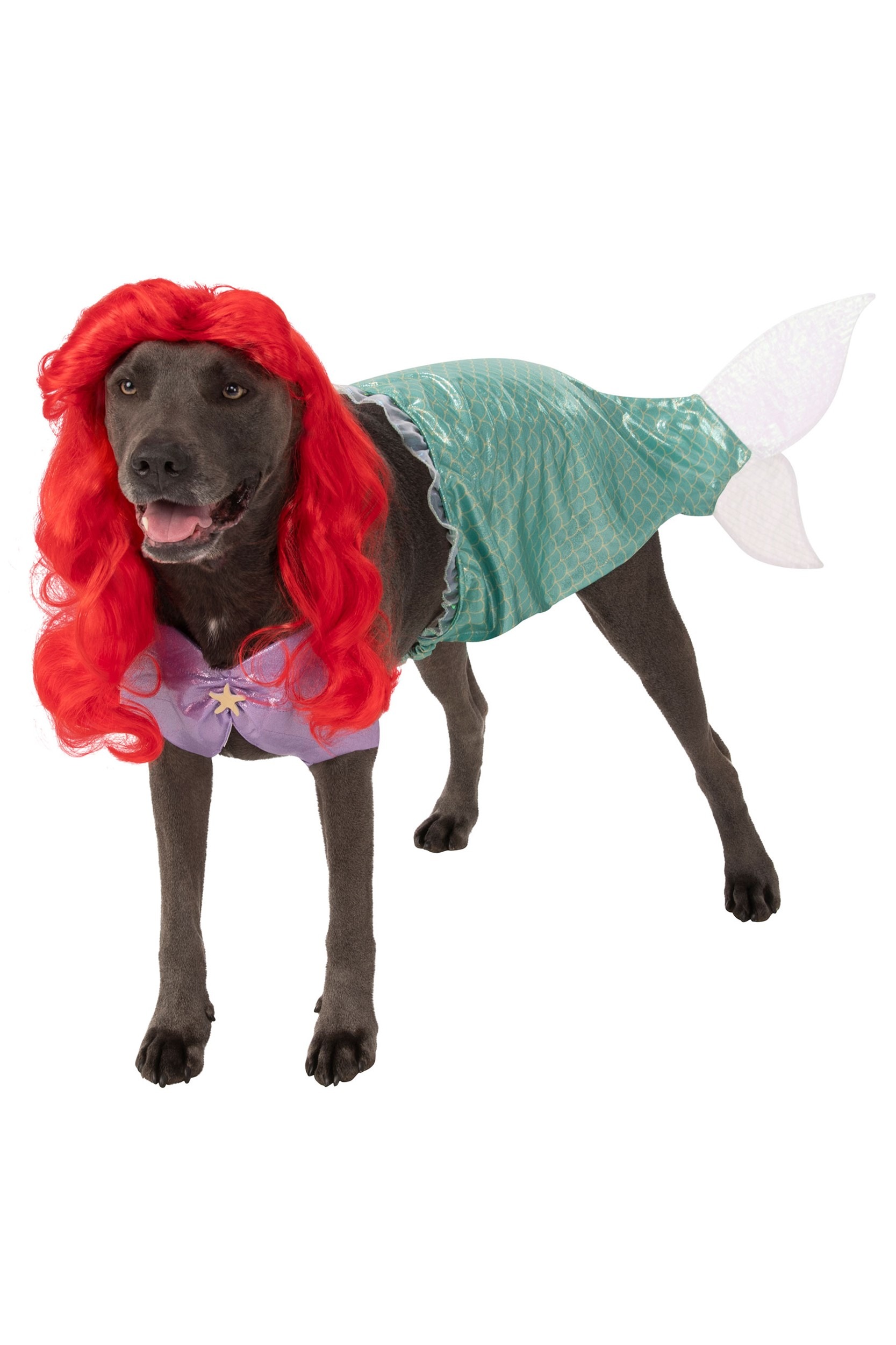 Plus Size The Little Mermaid Ariel Dog Fancy Dress Costume