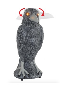 Animated Spooky Raven Décor