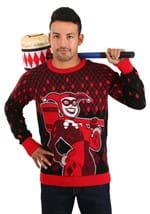Harley Quinn Hammer Time Christmas Sweater for Adults Alt 5