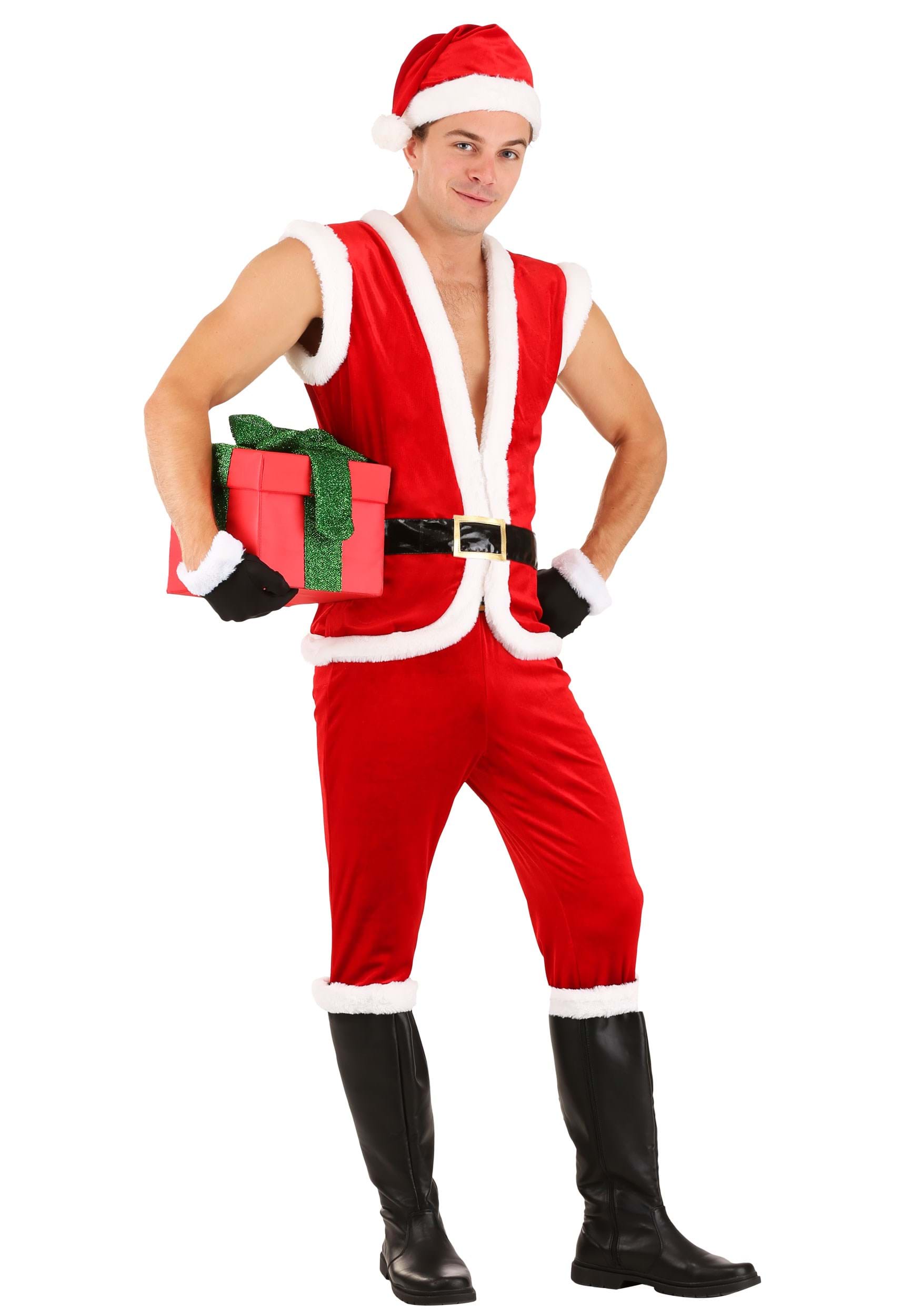 Sexy Mens Santa Claus Costume 