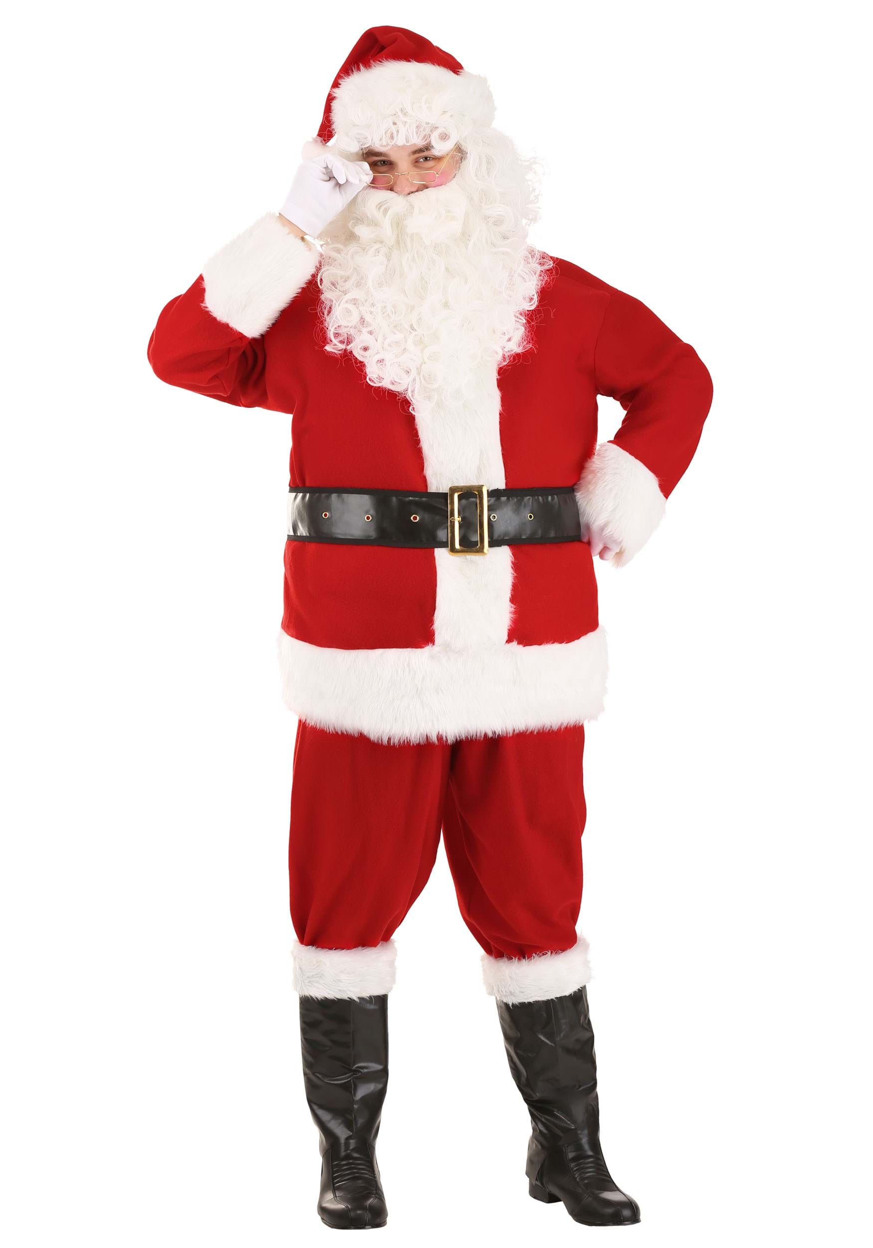 Holiday Santa Claus Adult Fancy Dress Costume