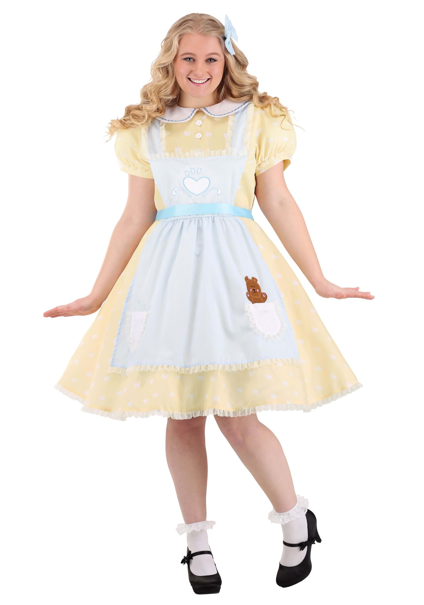 Photos - Fancy Dress Fancy FUN Costumes Plus Size Women's Goldilocks  Dress Costume Yellow/B 