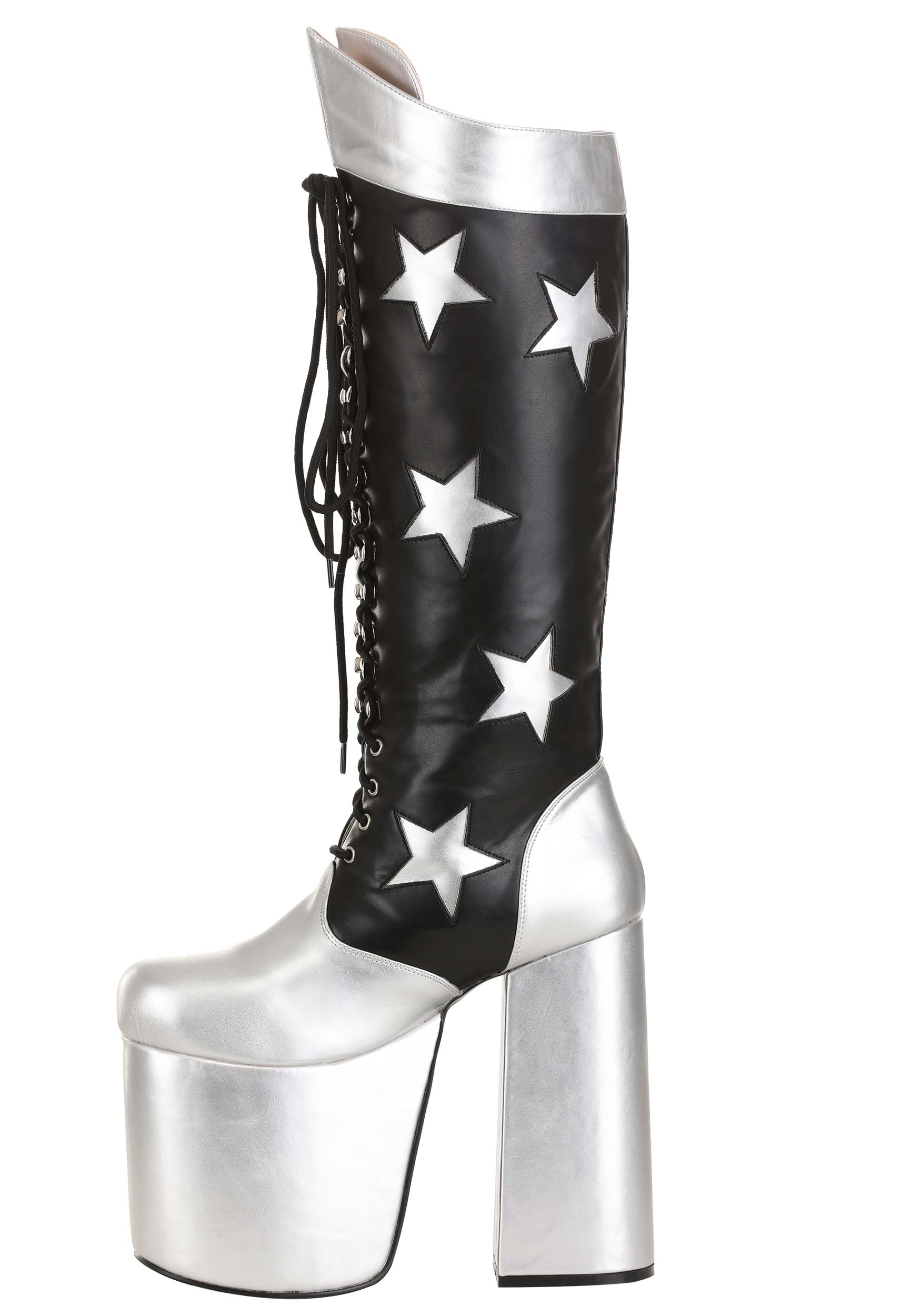 KISS Starchild Boots , Exclusive Fancy Dress Costume Boots