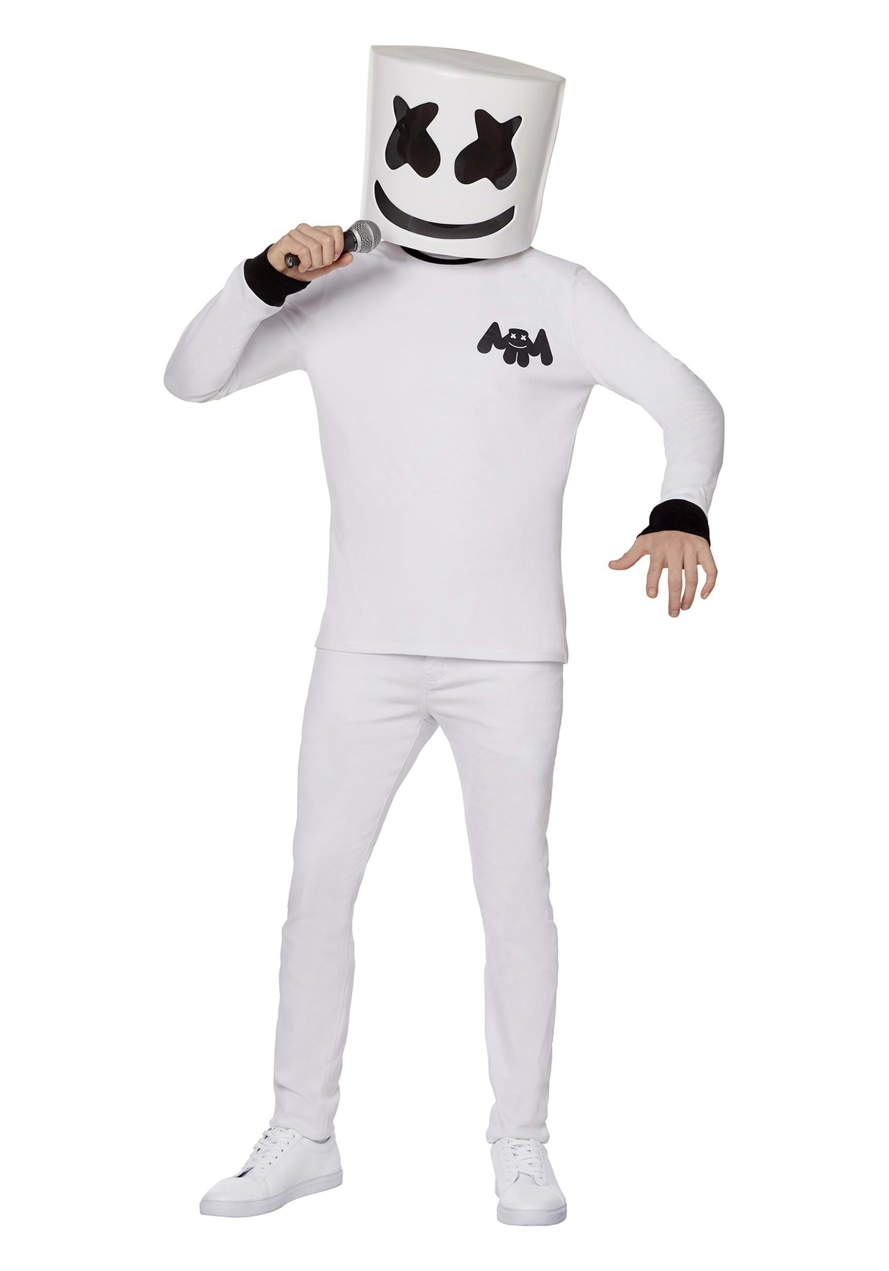 Adult DJ Marshmello Fancy Dress Costume