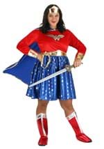 Wonder Woman Plus Size Long-Sleeved Dress upd