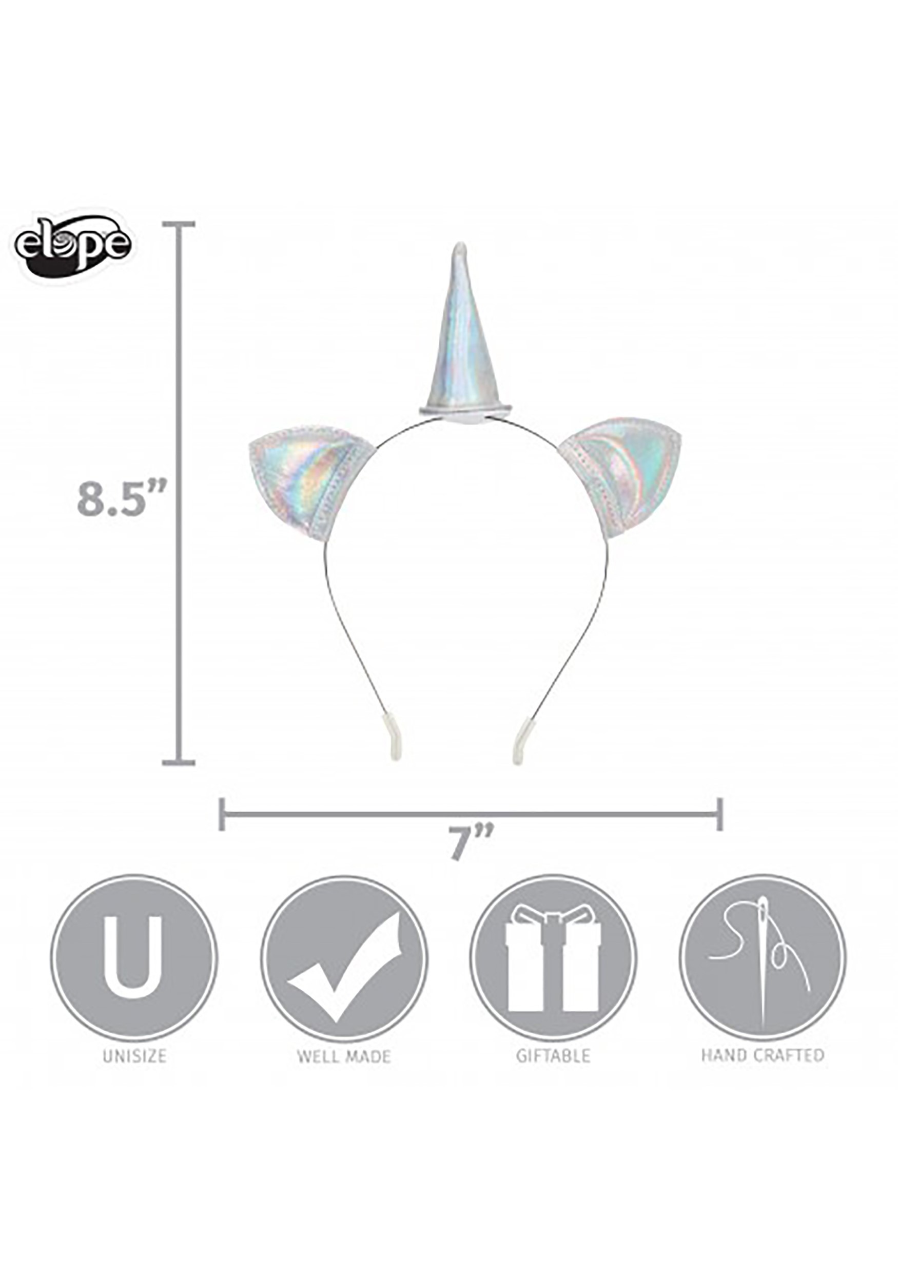 Mini Unicorn Holographic Headband