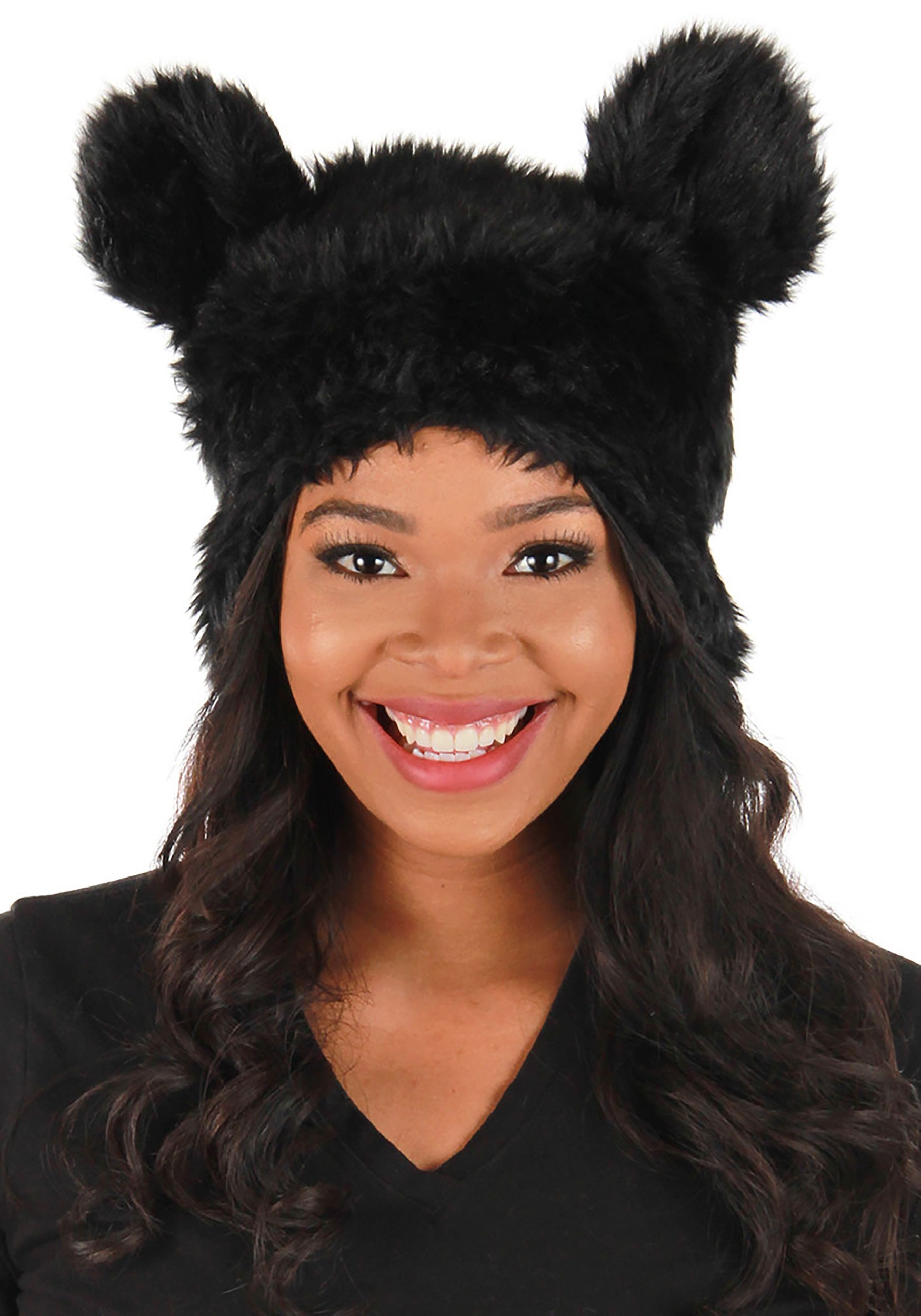 Photos - Fancy Dress BEAR FUN Costumes Plush Black  Hat 