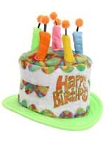 Rainbow Birthday Cake Plush Hat Alt 1