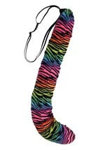 Neon Rainbow Tiger Deluxe Plush Tail Alt 2