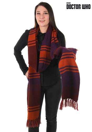 Fourth Doctor Deluxe Purple Knit Scarf 12'