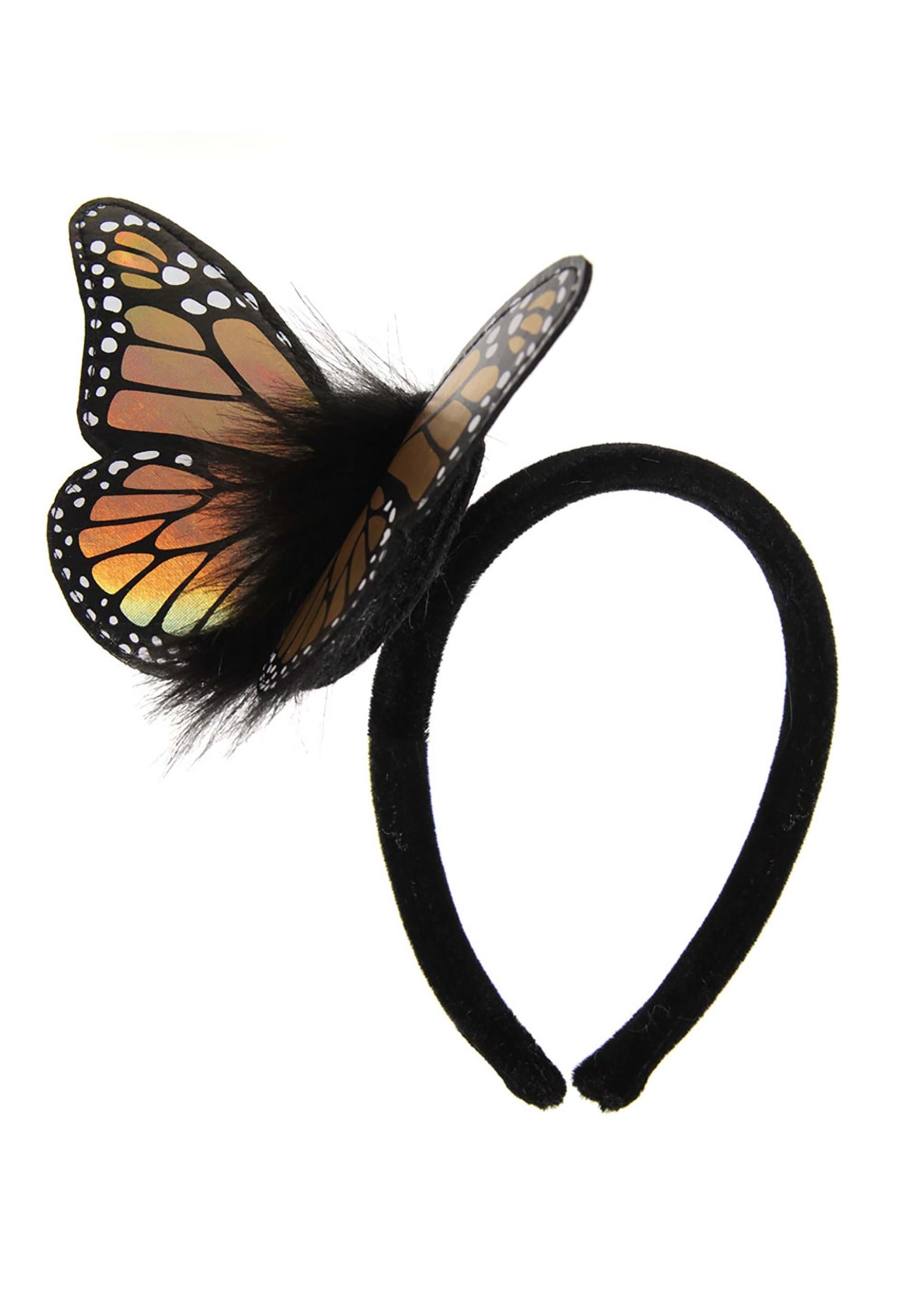 Springy Monarch Butterfly Headband