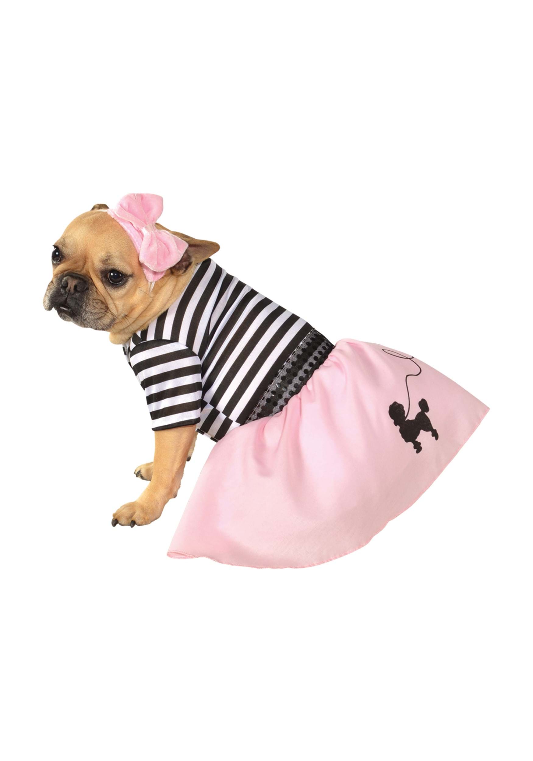 Pet 1950's Poodle Skirt Fancy Dress Costume