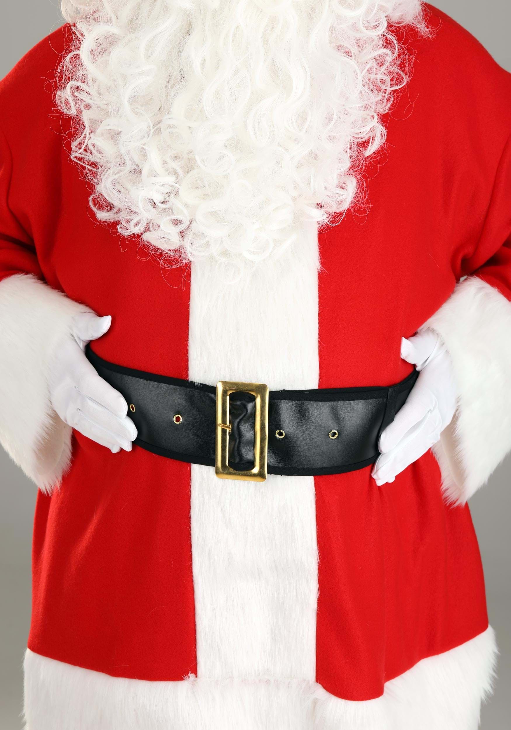Plus Size Men's Holiday Santa Claus Fancy Dress Costume