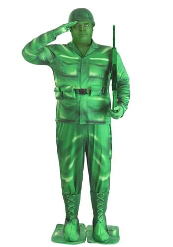Plus Size Plastic Army Man Costume