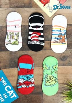 Adult Dr. Seuss No Show Sock Set 5 Pairs