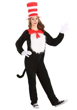 Plus Size Adult Cat in the Hat Costume Alt 7