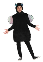 Adult Black Fly Costume Alt 6