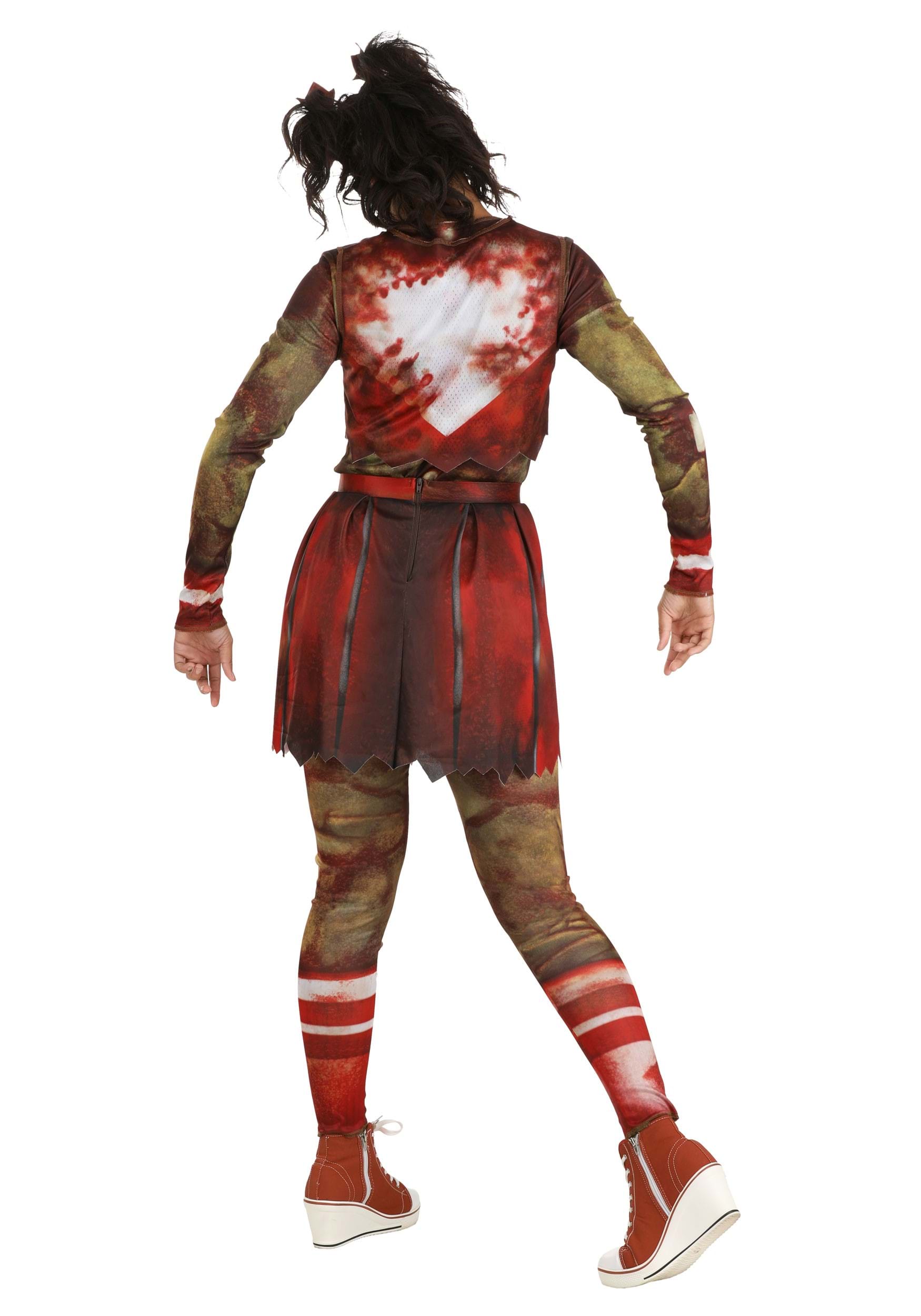 Zombie Cheerleader Women's Fancy Dress Costume