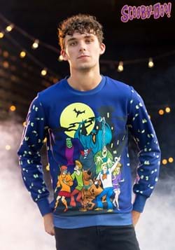Scooby-Doo Glow-in-the-Dark Adult Halloween Sweatshirt main