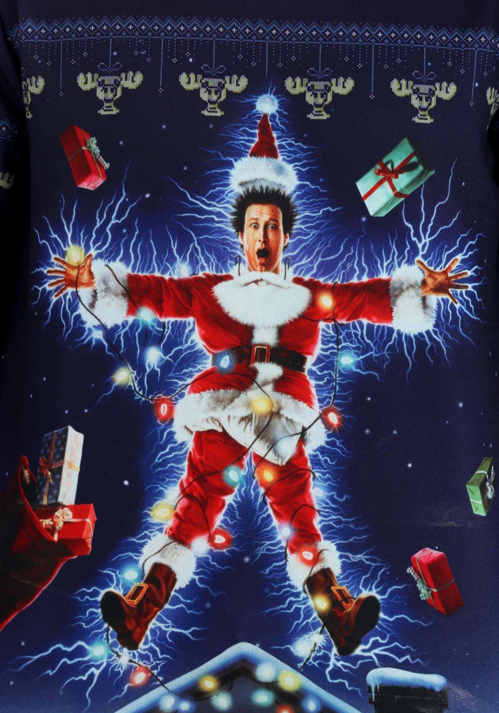 Adult Movie Poster Christmas Vacation Ugly Sweatshirt