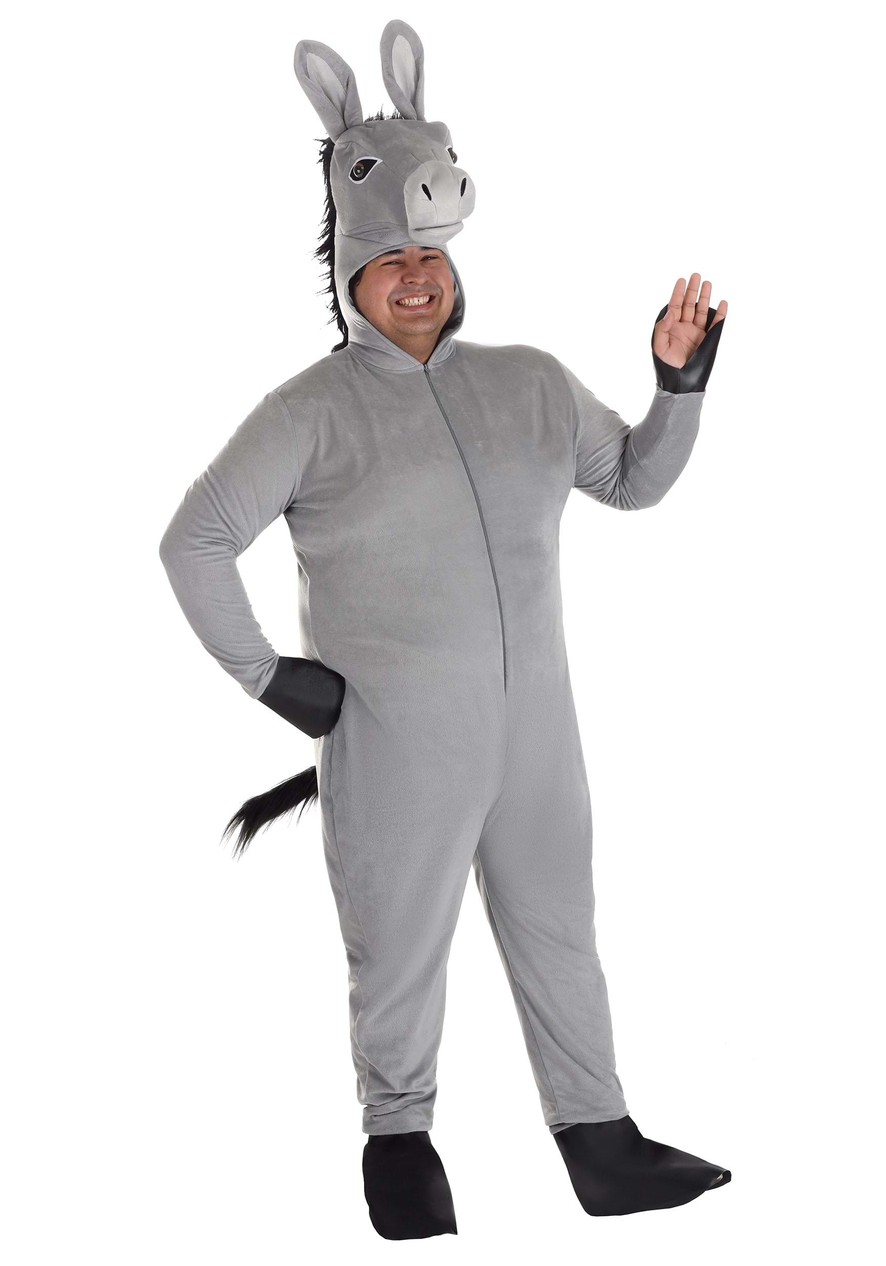 Adult Plus Size Donkey Fancy Dress Costume