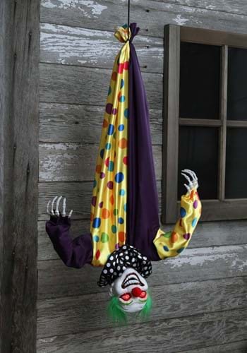 2 8 Ft Animated Hanging Evil Clown