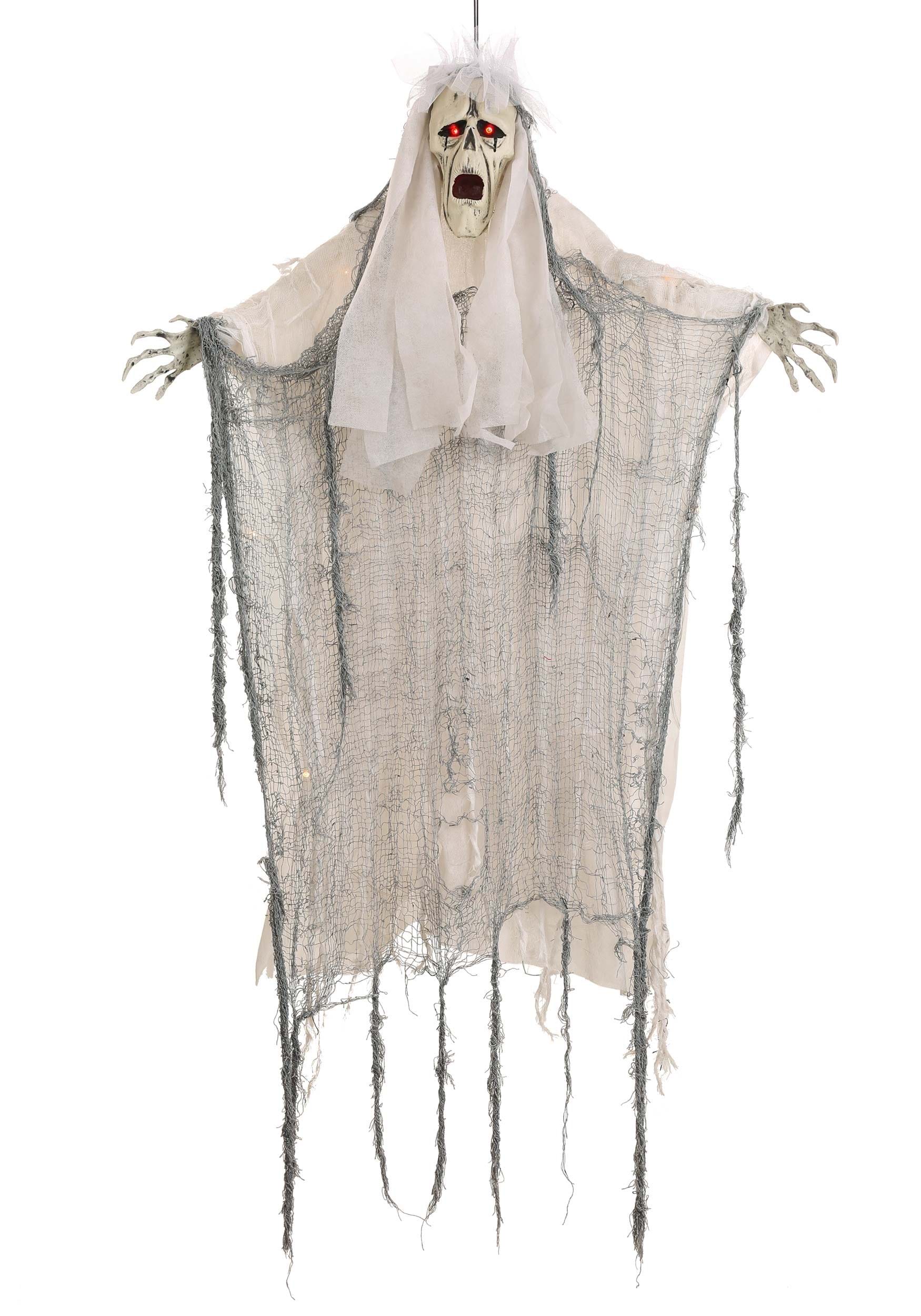 3FT Hanging Light Up Ghost Prop Decoration | Hanging Decorations