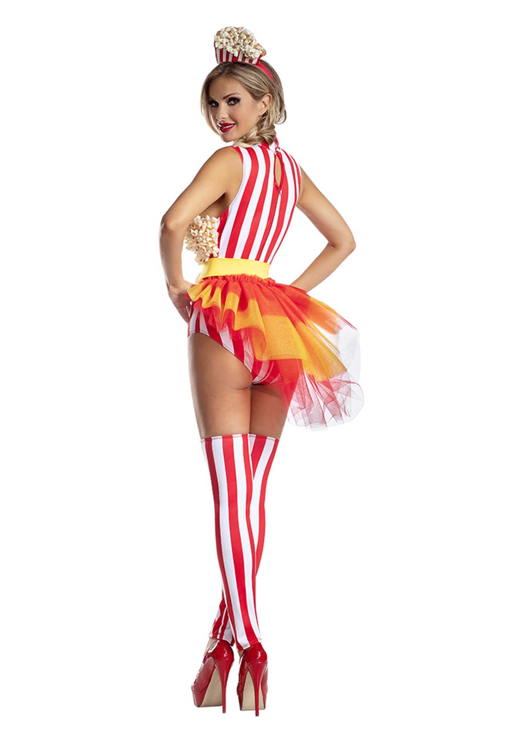 Popcorn Babe Women's Fancy Dress Costume