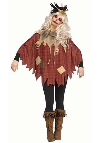 Womens Plus Size Scarecrow Poncho