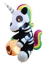 5 Foot Inflatable Sitting Skeleton Unicorn Decoration