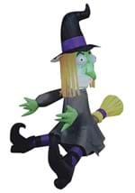 Inflatable 4 Ft Crashing Witch on a Tree Decoratio Alt 1