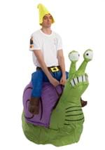 Inflatable Adult Grumpy Snail Ride-On Costume Alt 2