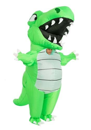 Inflatable Adult Green Dino Costume