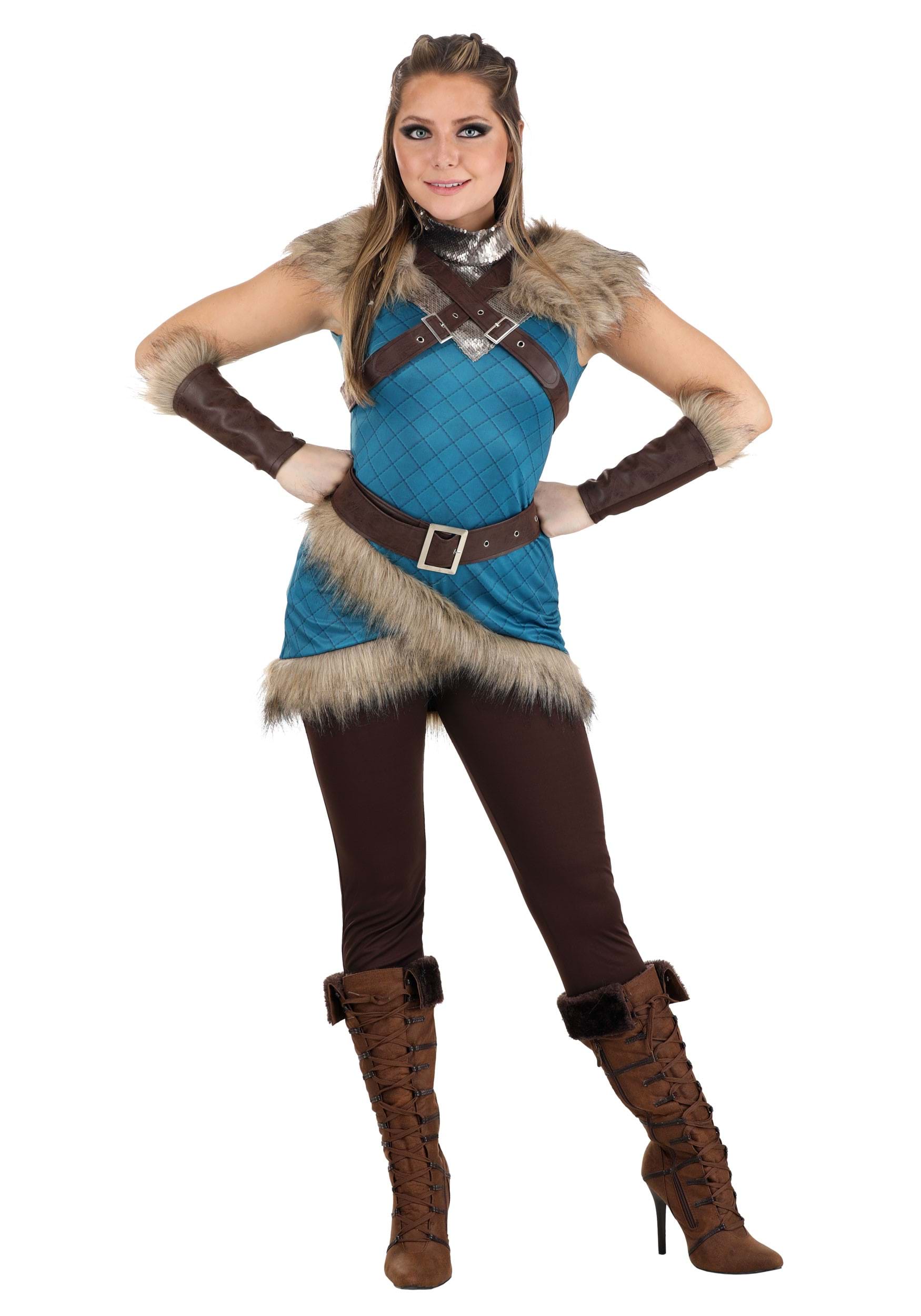 UPC 889851333310 product image for Deluxe Valhalla Viking Women's Fancy Dress Costume | Historical Fancy Dress Cost | upcitemdb.com