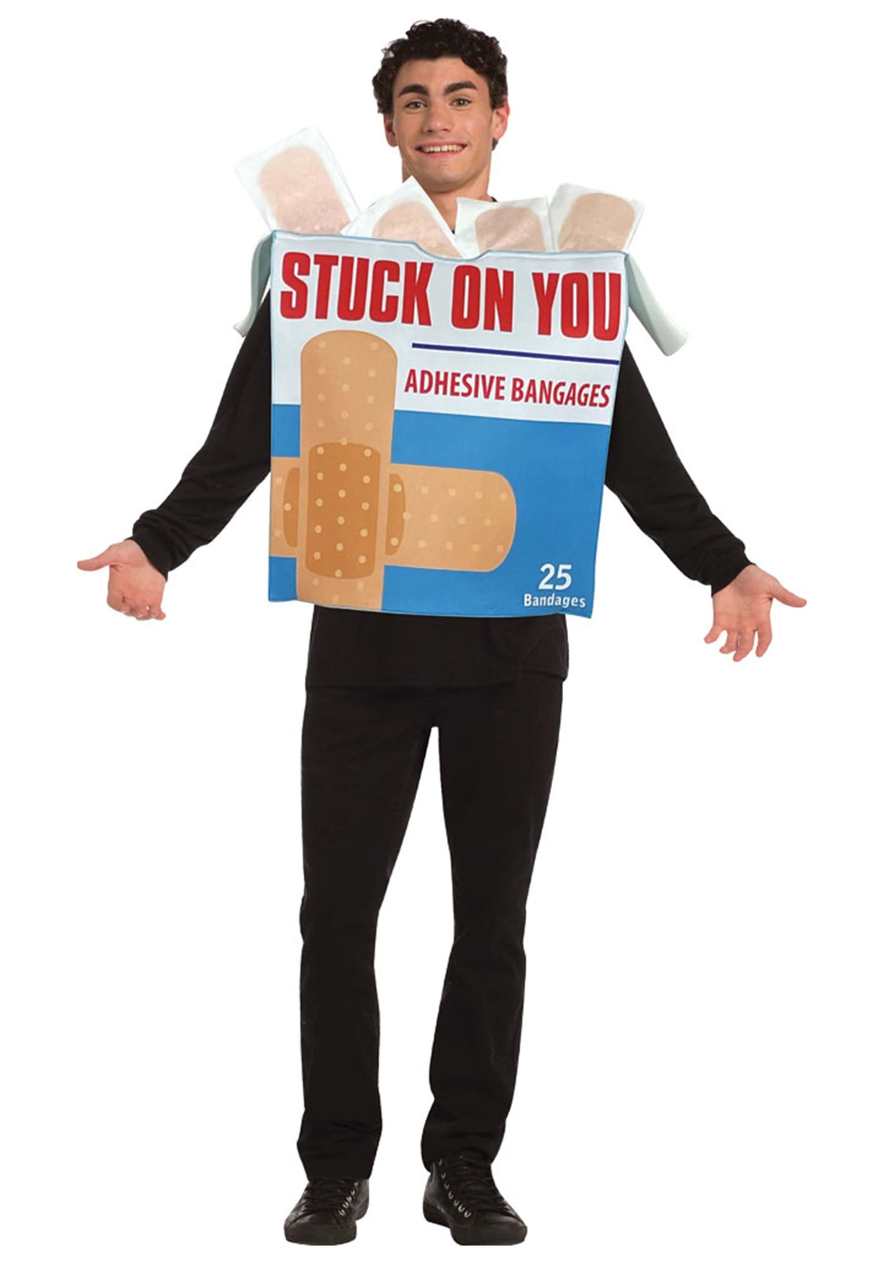 Stuck On You Bandage Box Fancy Dress Costume For Adults