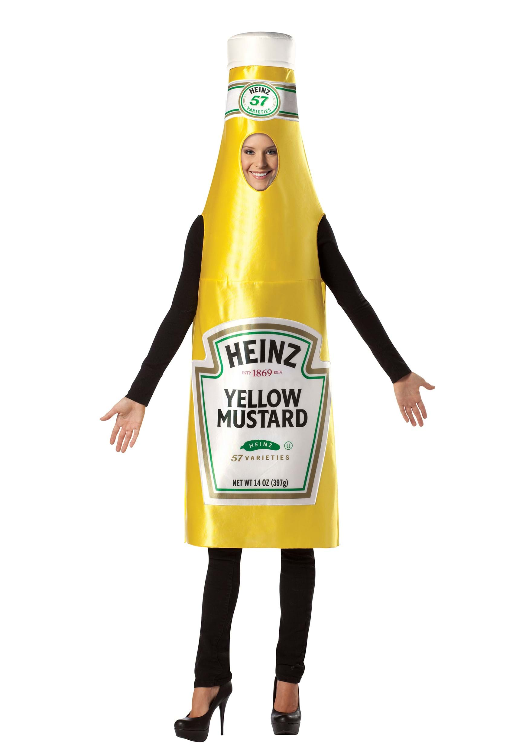 Adult Heinz Yellow Mustard Bottle Costume