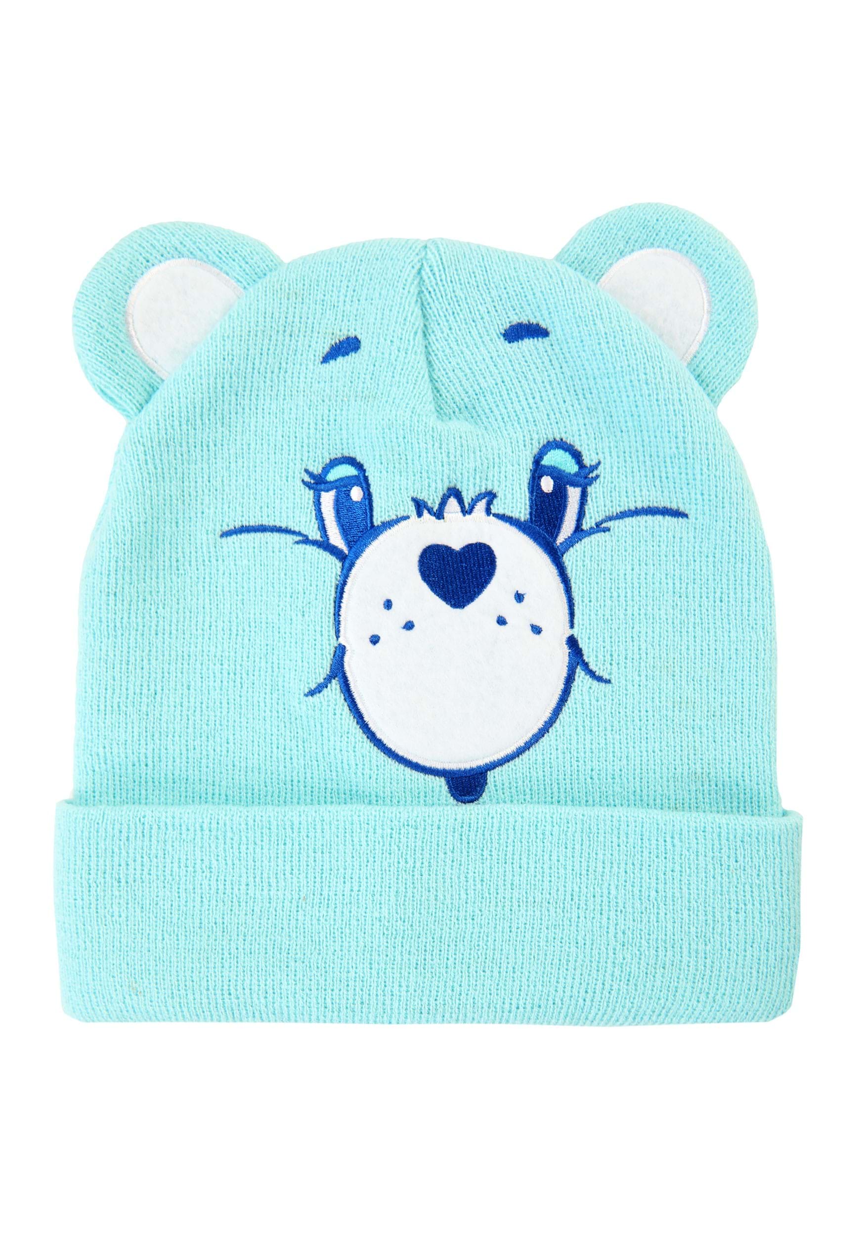 Care Bears Bedtime Bear Knit Hat | Adult Care Bear Gifts