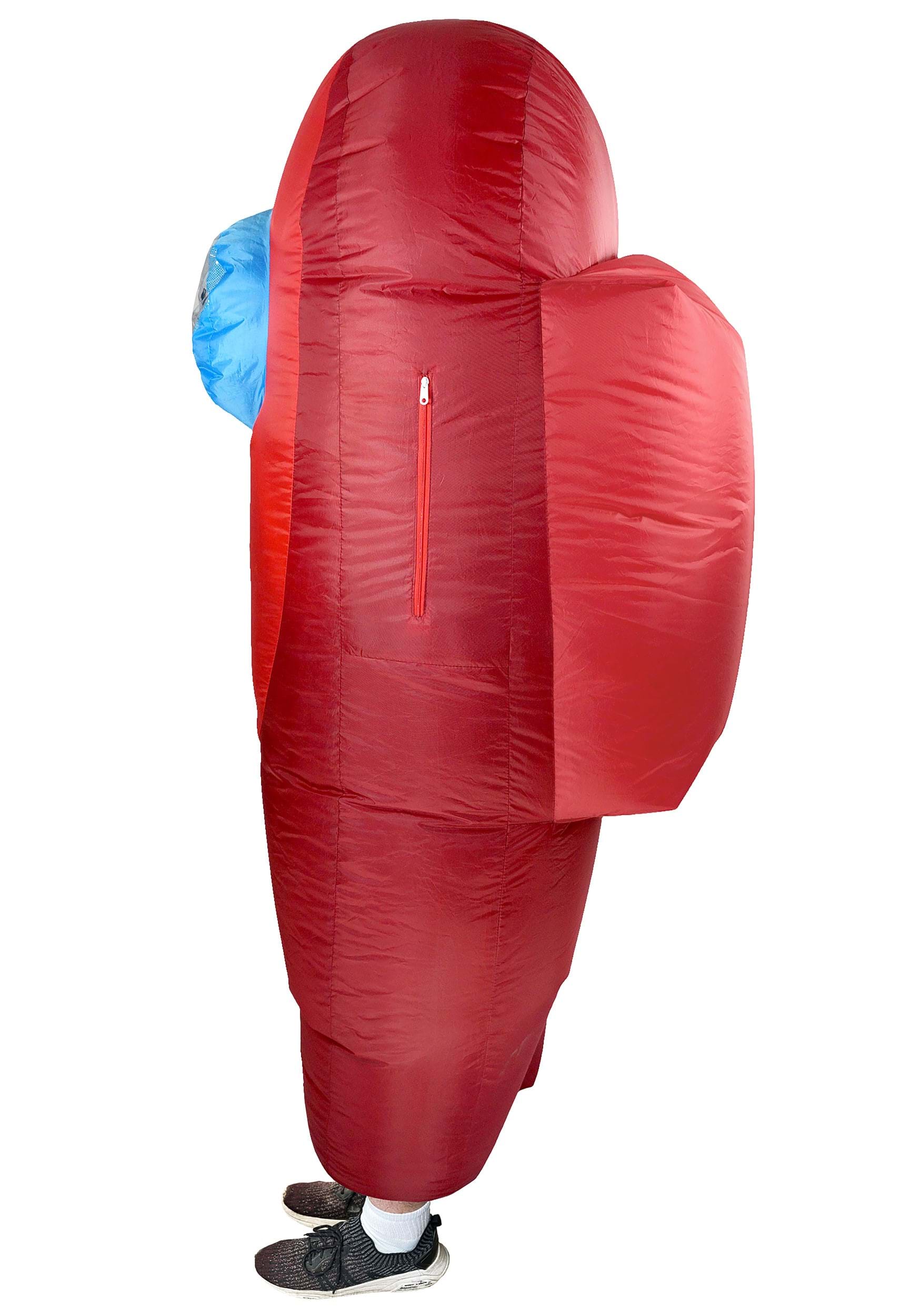 Red Sus Crewmate Killer Adult Fancy Dress Costume