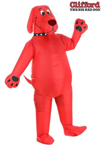 Inflatable Clifford the Big Red Dog Costume for Adults