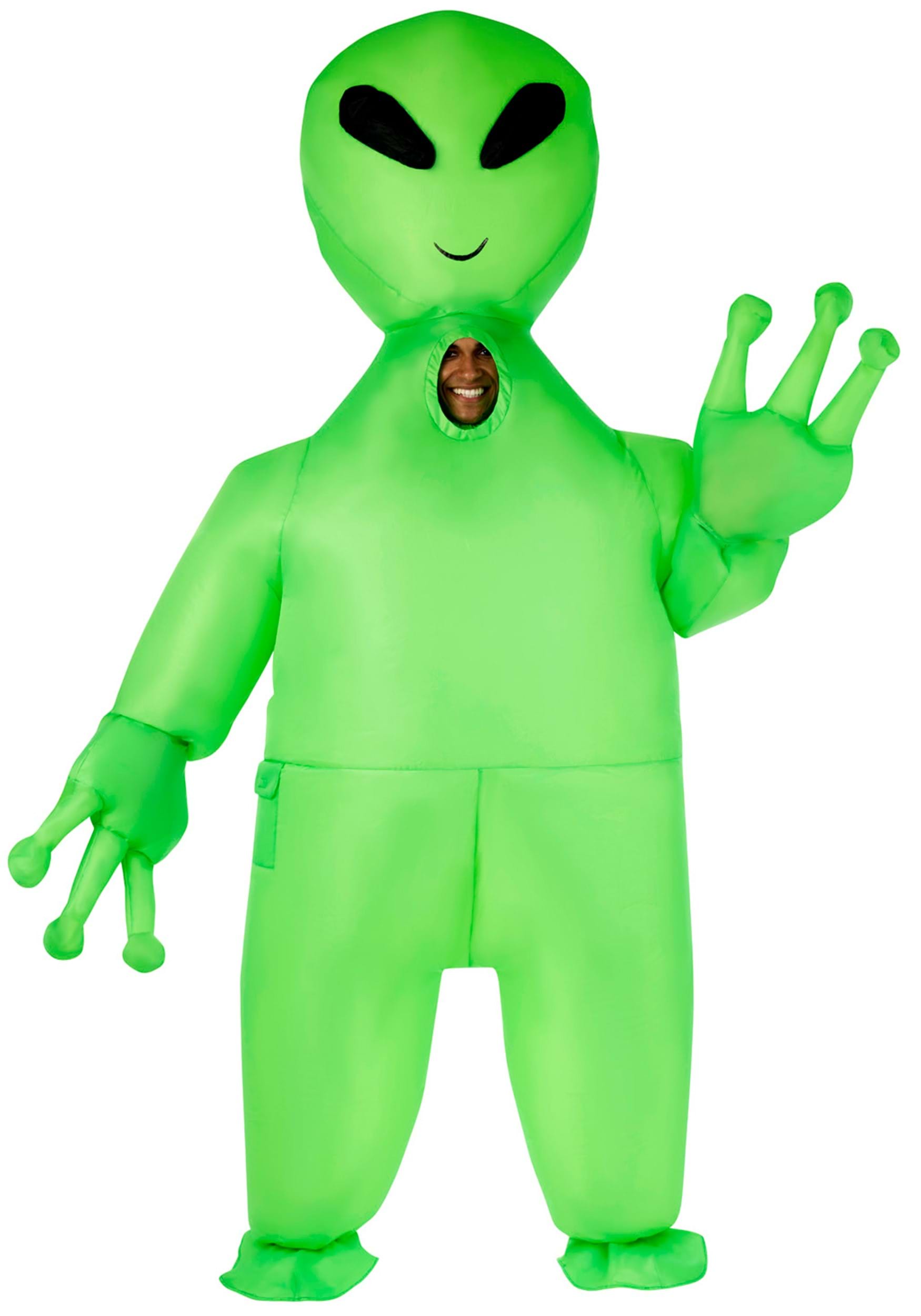Adult Giant Alien Inflatable Fancy Dress Costume