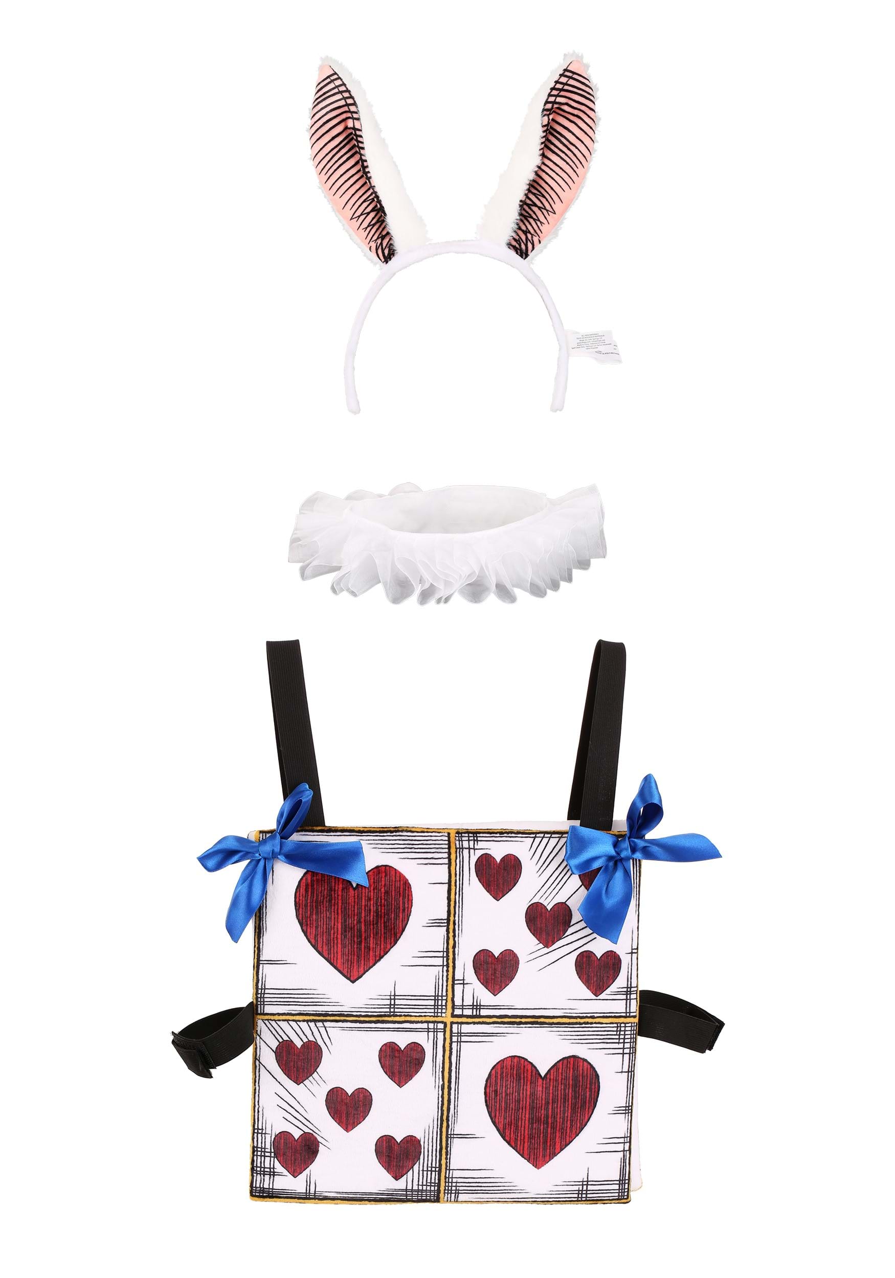 White Rabbit Adult's Fancy Dress Costume Kit