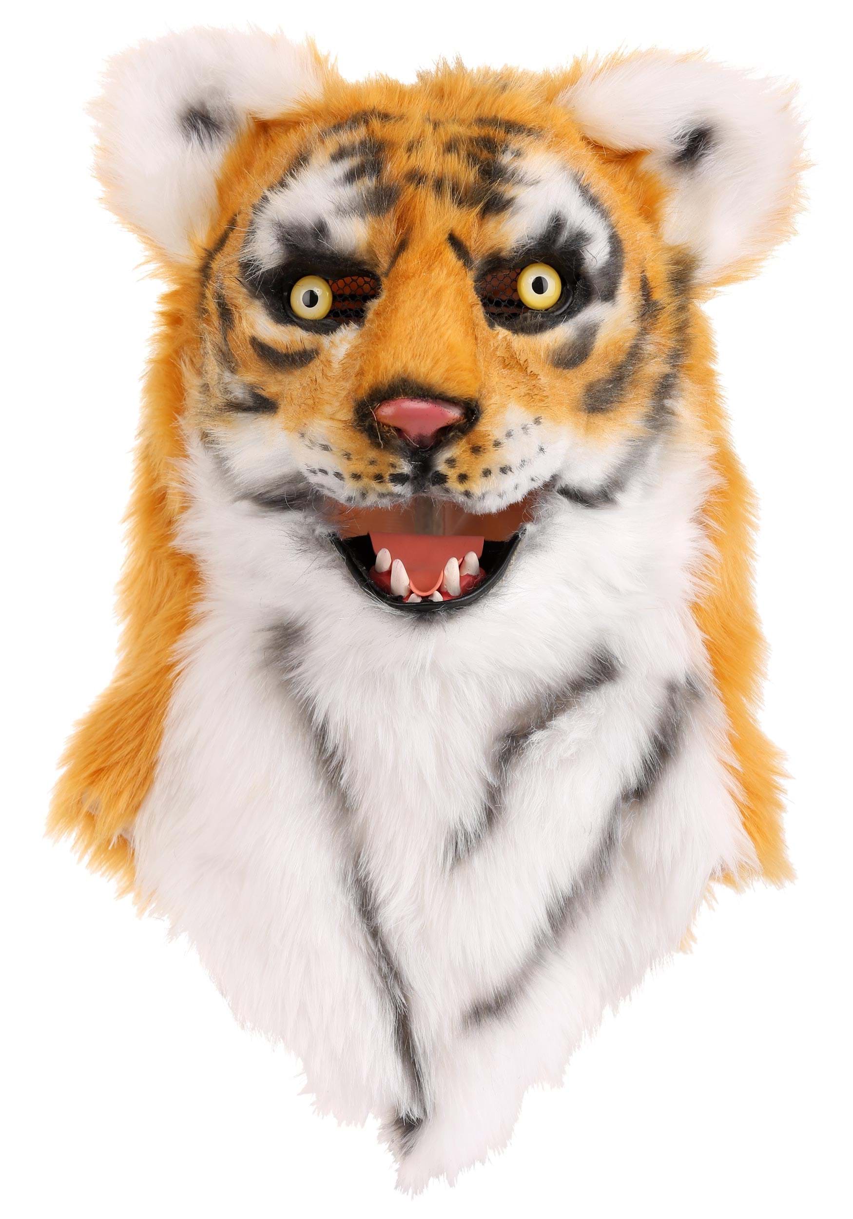 Tiger Mouth Mover Fancy Dress Costume Mask