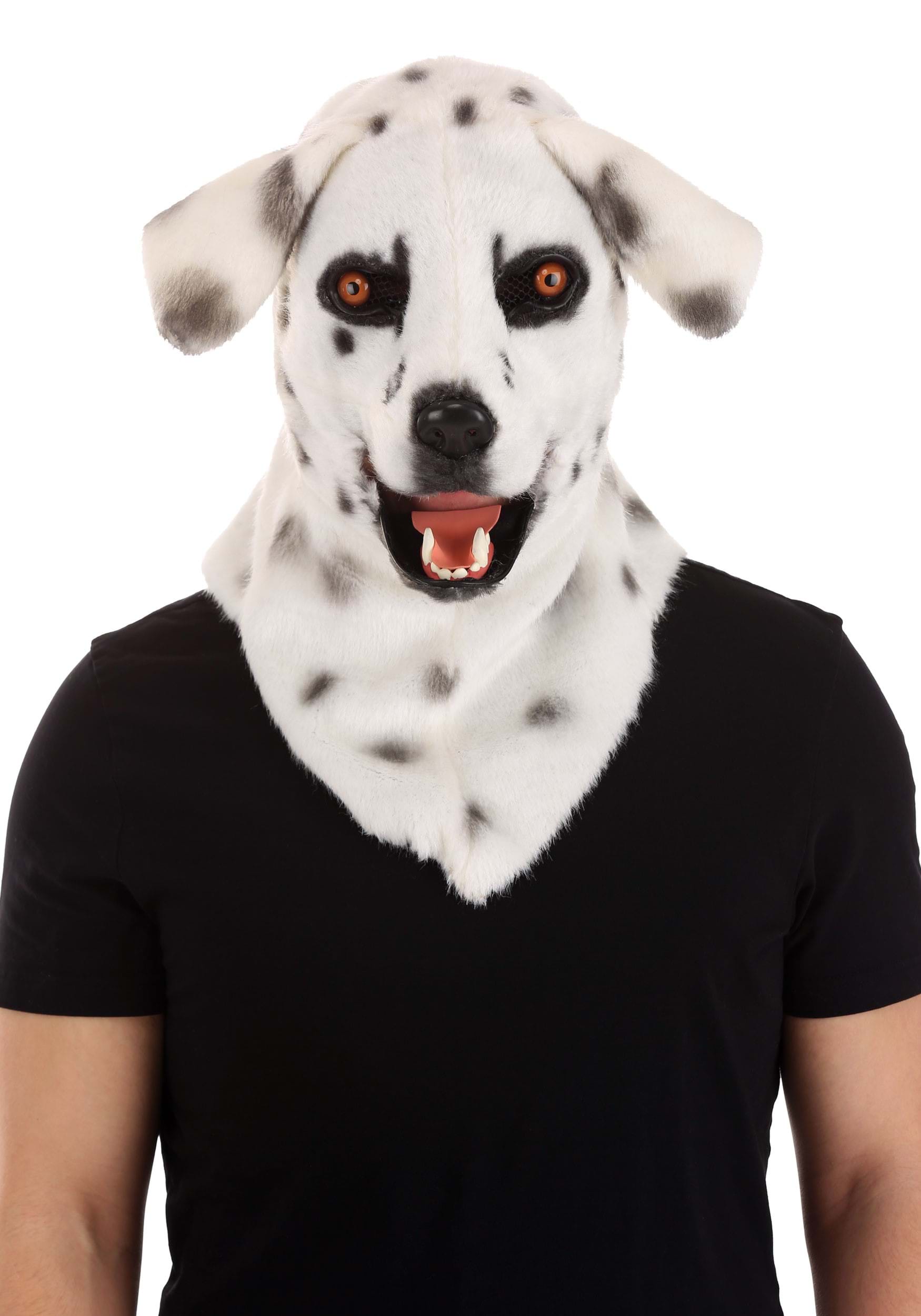 Photos - Fancy Dress FUN Costumes Dalmatian Mouth Mover Mask Black/White