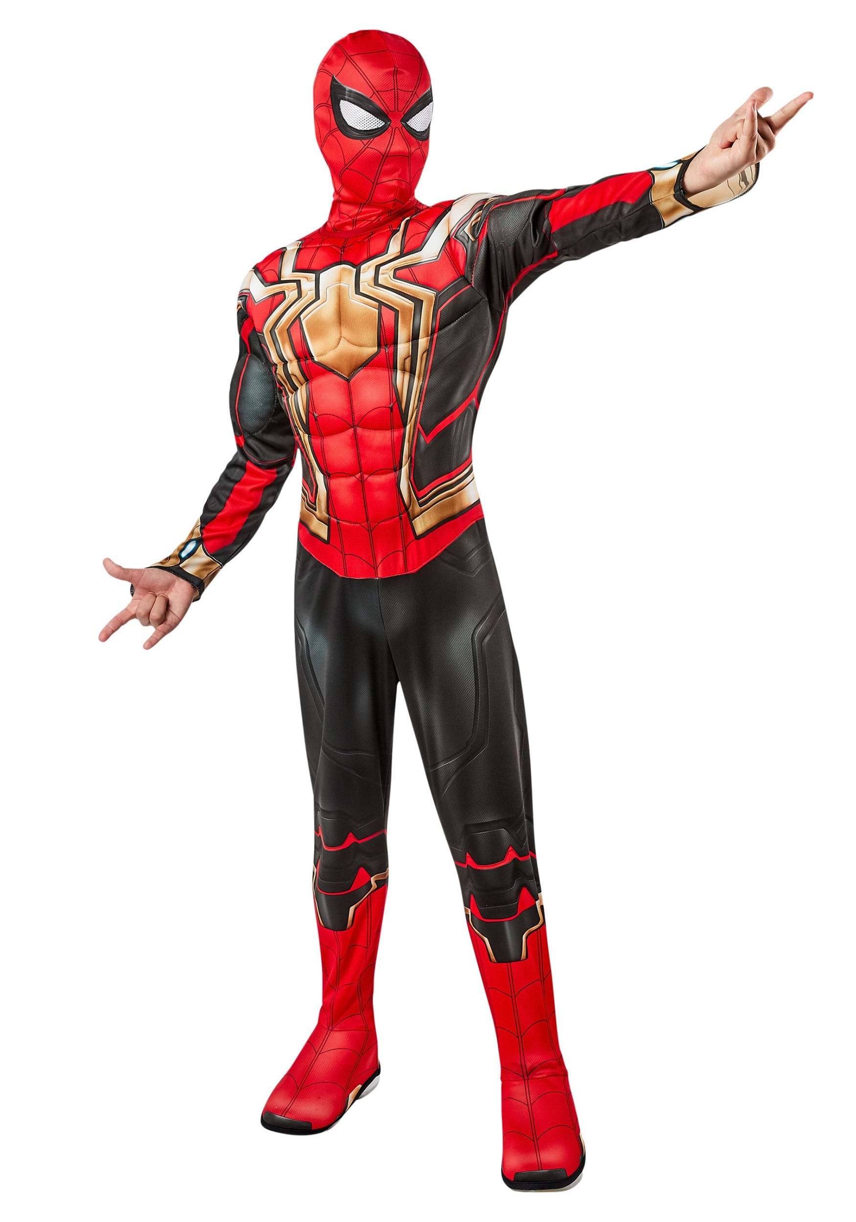 Boy's Marvel Deluxe Iron Spider-Man Fancy Dress Costume
