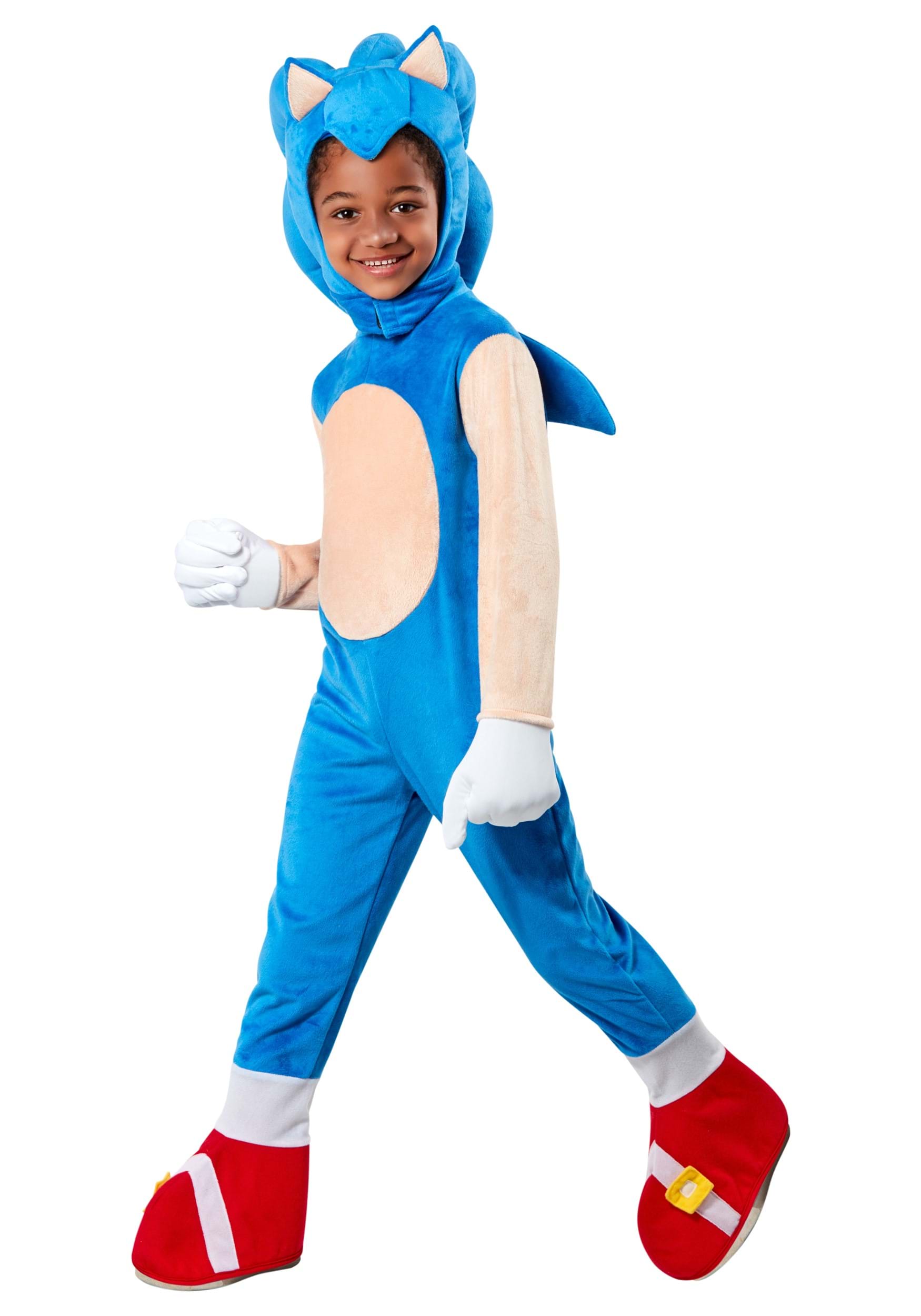Sonic The Hedgehog Deluxe Boy's Fancy Dress Costume